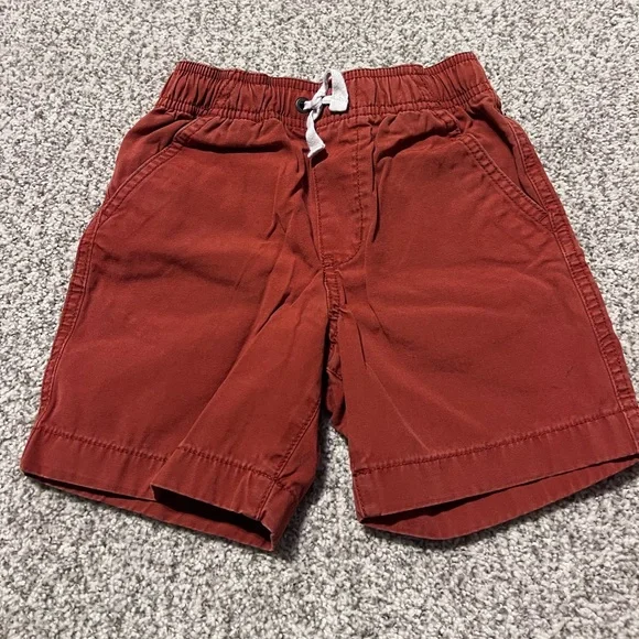 Hanna Andersson Brick Red Kids Shorts - Picture 1 of 3